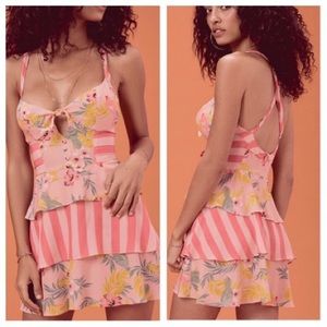 For Love And Lemons Antigua Mini Dress